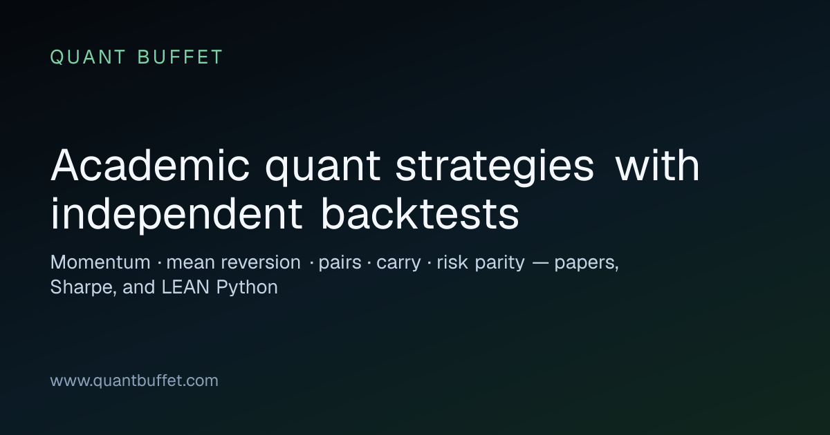 Metrics API | Quant Buffet API